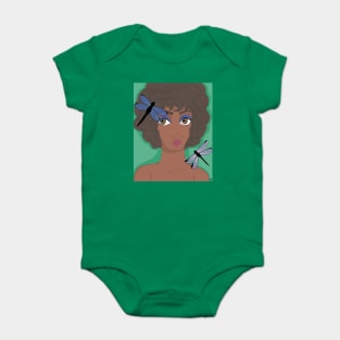 Girl with the Dragonflies Baby Bodysuit